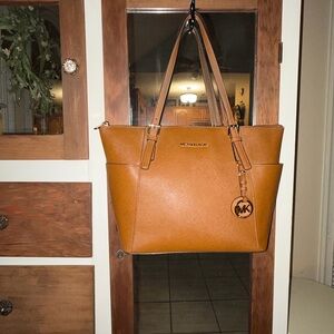 Michael Kors Brown Leather Tote